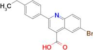 6-Bromo-2-(4-ethylphenyl)quinoline-4-carboxylic acid