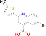 6-Bromo-2-(5-methylthiophen-2-yl)quinoline-4-carboxylic acid