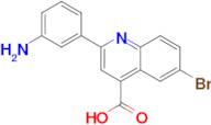 2-(3-Aminophenyl)-6-bromoquinoline-4-carboxylic acid