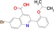 6-Bromo-2-(2-isopropoxy-phenyl)-quinoline-4-carboxylic acid