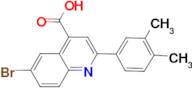 6-Bromo-2-(3,4-dimethylphenyl)-quinoline-4-carboxylic acid