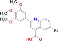 6-Bromo-2-(3,4,5-trimethoxy-phenyl)-quinoline-4-carboxylic acid