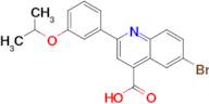 6-Bromo-2-(3-isopropoxy-phenyl)-quinoline-4-carboxylic acid