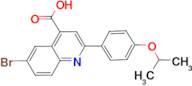 6-Bromo-2-(4-isopropoxy-phenyl)-quinoline-4-carboxylic acid