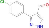 3-(4-Chloro-phenyl)-1H-pyrazole-4-carbaldehyde