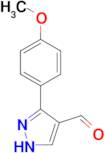 3-(4-Methoxyphenyl)-1H-pyrazole-4-carbaldehyde