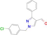 1-(4-Chlorobenzyl)-3-phenyl-1H-pyrazole-4-carbaldehyde