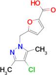 5-(4-Chloro-3,5-dimethyl-pyrazol-1-ylmethyl)-furan-2-carboxylic acid