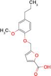 5-(2-Methoxy-4-propylphenoxymethyl)furan-2-carboxylic acid