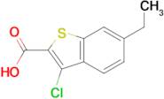 3-Chloro-6-ethylbenzo[b]thiophene-2-carboxylic acid