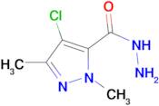 4-Chloro-1,3-dimethyl-1H-pyrazole-5-carboxylic acid hydrazide