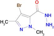 4-Bromo-1,3-dimethyl-1H-pyrazole-5-carboxylic acid hydrazide