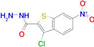 3-Chloro-6-nitro-benzo[b]thiophene-2-carboxylic acid hydrazide