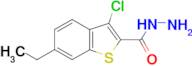 3-Chloro-6-ethyl-benzo[b]thiophene-2-carboxylic acid hydrazide