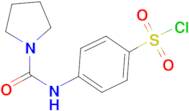 4-[(Pyrrolidine-1-carbonyl)-amino]benzenesulfonylchloride