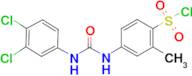 4-[3-(3,4-Dichlorophenyl)-ureido]-2-methylbenzenesulfonyl chloride