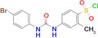 4-[3-(4-Bromophenyl)ureido]-2-methylbenzenesulfonyl chloride