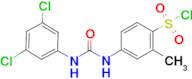 4-[3-(3,5-Dichlorophenyl)ureido]-2-methylbenzenesulfonyl chloride