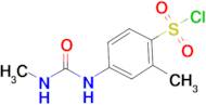 2-Methyl-4-(3-methyl-ureido)-benzenesulfonylchloride