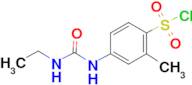 4-(3-Ethylureido)-2-methylbenzenesulfonyl chloride