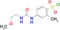 4-[3-(2-Methoxyethyl)ureido]-2-methylbenzenesulfonyl chloride