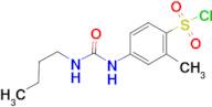 4-(3-Butylureido)-2-methylbenzenesulfonylchloride