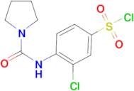 3-Chloro-4-[(pyrrolidine-1-carbonyl)-amino]-benzenesulfonyl chloride