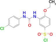 3-[3-(4-Chlorophenyl)ureido]-4-ethoxybenzenesulfonyl chloride