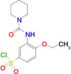 4-Ethoxy-3-[(piperidine-1-carbonyl)amino]benzenesulfonyl chloride