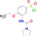 4-Ethoxy-3-[(pyrrolidine-1-carbonyl)-amino]-benzenesulfonyl chloride