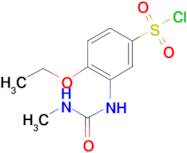 4-Ethoxy-3-(3-methyl-ureido)-benzenesulfonylchloride