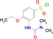 3-(3,3-Dimethyl-ureido)-4-ethoxy-benzenesulfonylchloride