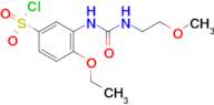 4-Ethoxy-3-[3-(2-methoxyethyl)ureido]benzenesulfonyl chloride