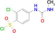 2-Chloro-4-(3-methyl-ureido)-benzenesulfonylchloride