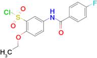 2-Ethoxy-5-(4-fluorobenzoylamino)benzenesulfonyl chloride
