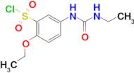 2-Ethoxy-5-(3-ethyl-ureido)-benzenesulfonylchloride