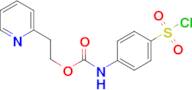 (4-Chlorosulfonylphenyl)carbamic acid 2-pyridin-2-yl-ethyl ester