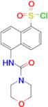 5-[(Morpholine-4-carbonyl)amino]naphthalene-1-sulfonyl chloride