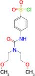 4-[3,3-Bis-(2-methoxy-ethyl)-ureido]benzenesulfonyl chloride