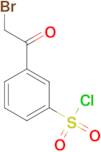 3-(2-Bromoacetyl)benzenesulfonyl chloride