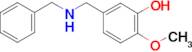 5-(Benzylaminomethyl)-2-methoxyphenol