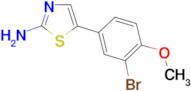 5-(3-Bromo-4-methoxyphenyl)thiazol-2-ylamine