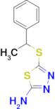 5-(1-Phenylethylsulfanyl)-[1,3,4]thiadiazol-2-ylamine