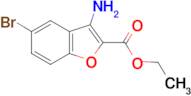 3-Amino-5-bromo-benzofuran-2-carboxylic acid ethyl ester