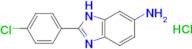 2-(4-Chloro-phenyl)-1H-benzoimidazol-5-ylaminehydrochloride