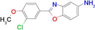 2-(3-Chloro-4-methoxyphenyl)benzooxazol-5-ylamine