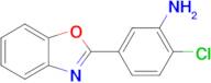 5-Benzooxazol-2-yl-2-chloro-phenylamine