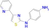 N-(4-Pyridin-2-yl-thiazol-2-yl)benzene-1,4-diamine