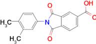 2-(3,4-Dimethylphenyl)-1,3-dioxo-2,3-dihydro-1H-isoindole-5-carboxylic acid