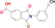 2-(3-Ethynylphenyl)-1,3-dioxo-2,3-dihydro-1H-isoindole-5-carboxylic acid